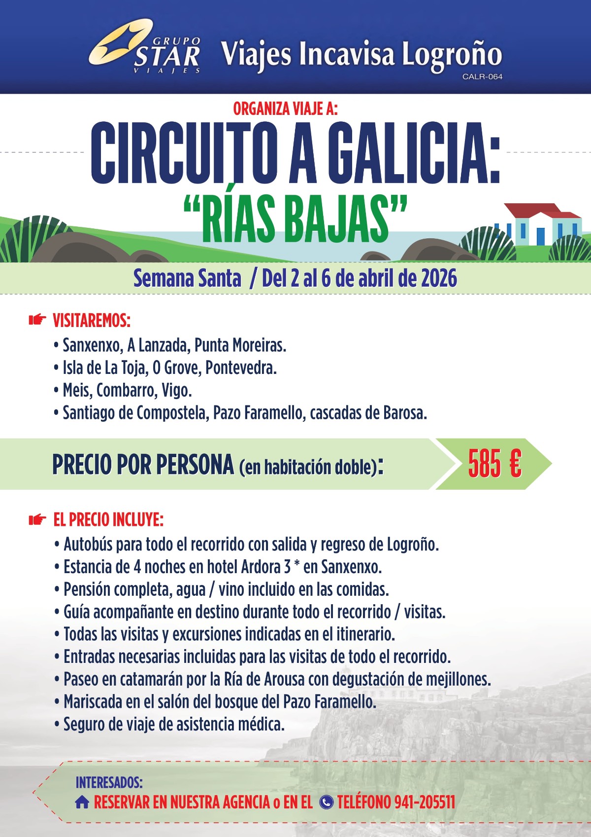 cartel viaje a galicia semana santa 2026 jpg